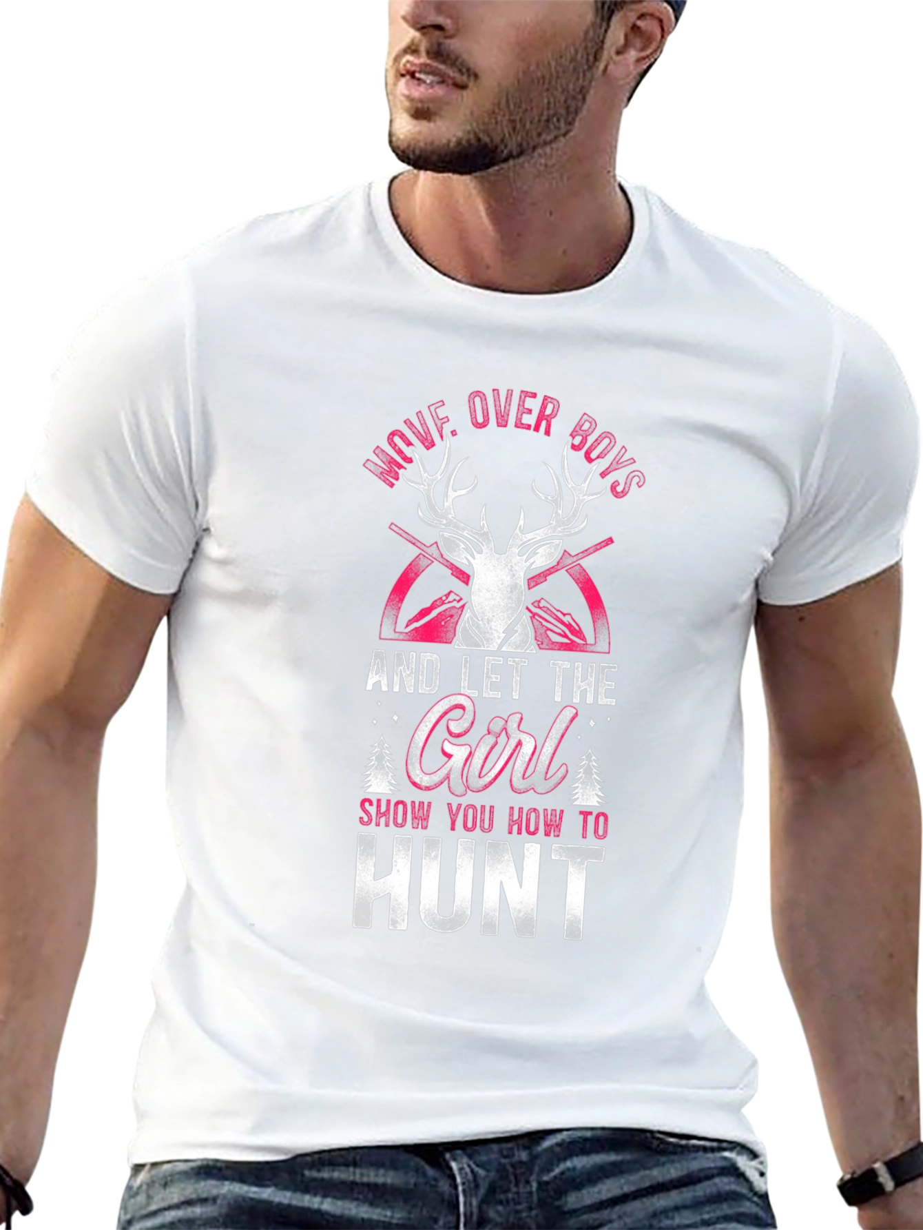 Move Over Boys Hunt T-Shirt