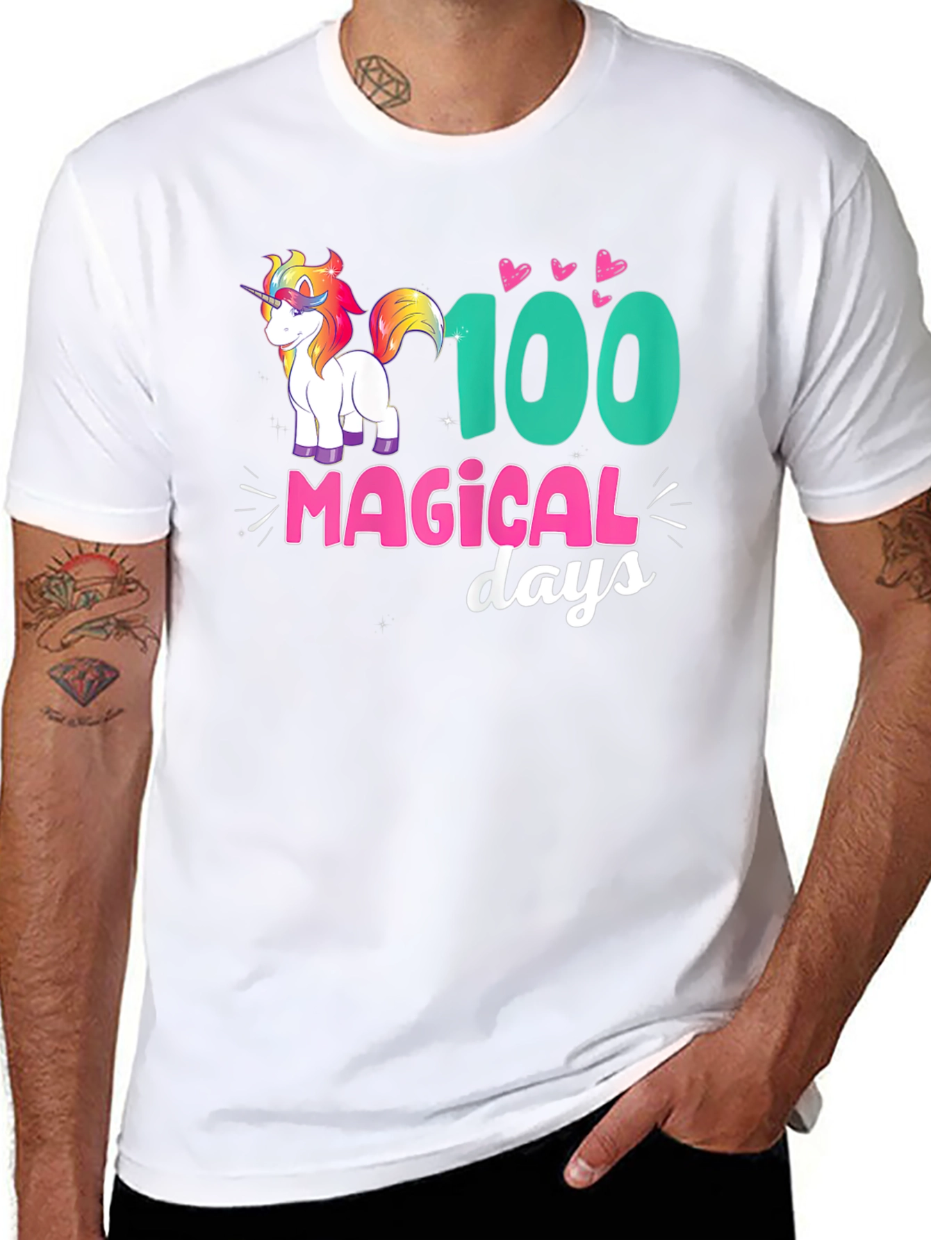 100 Magical Days Unicorn T-Shirt
