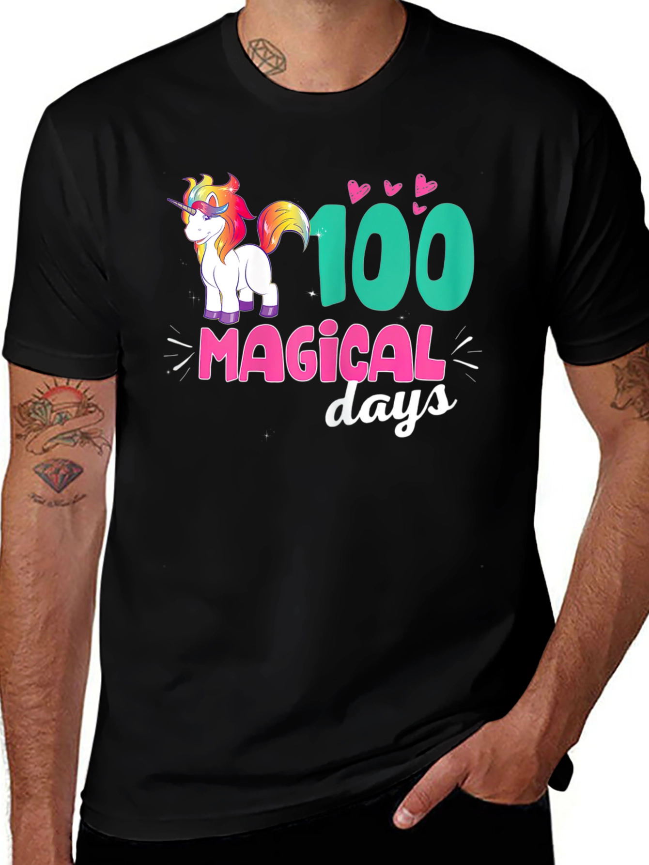 100 Magical Days Unicorn T-Shirt