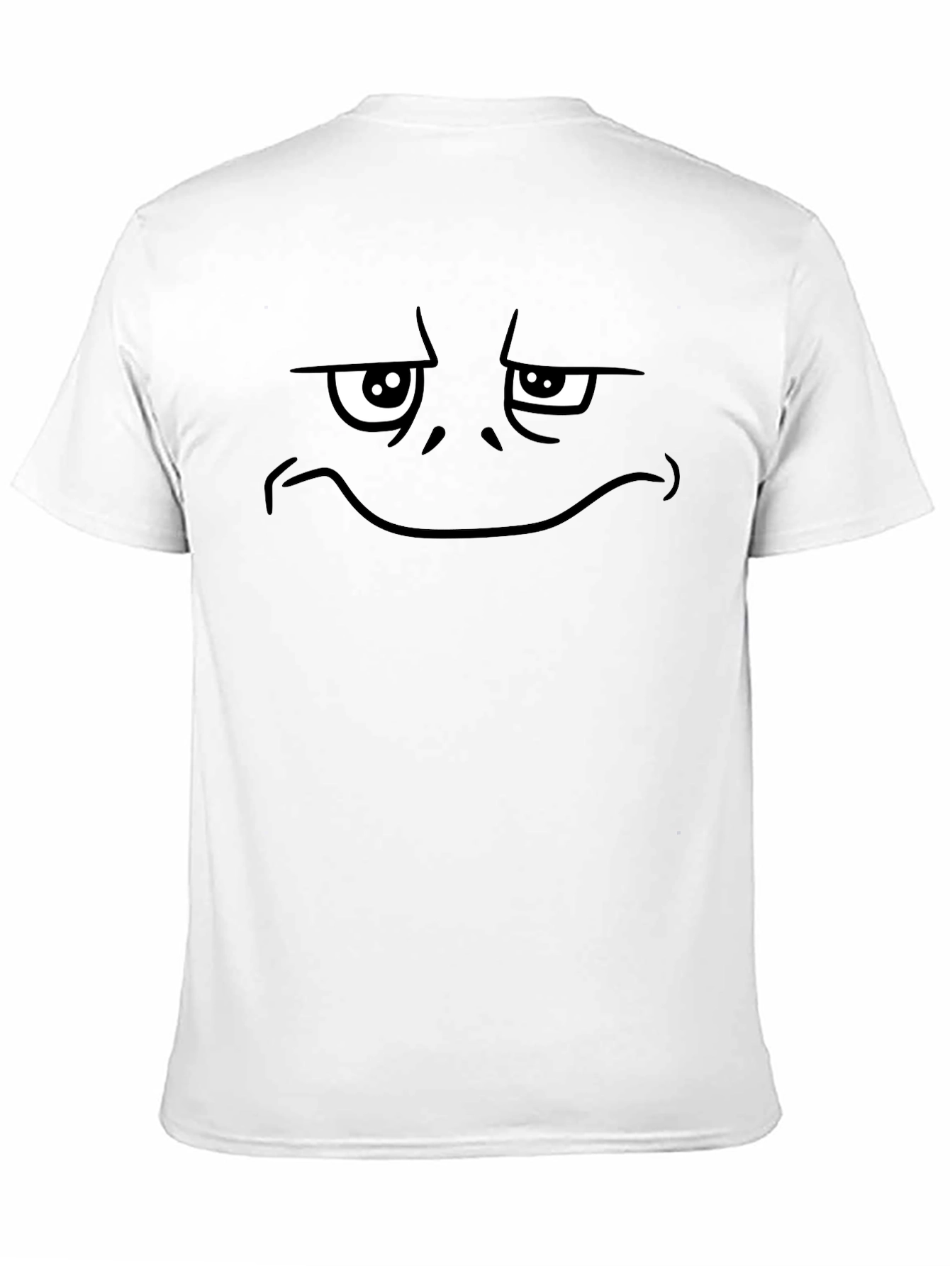 Funny Graphic Tee - Grumpy Face
