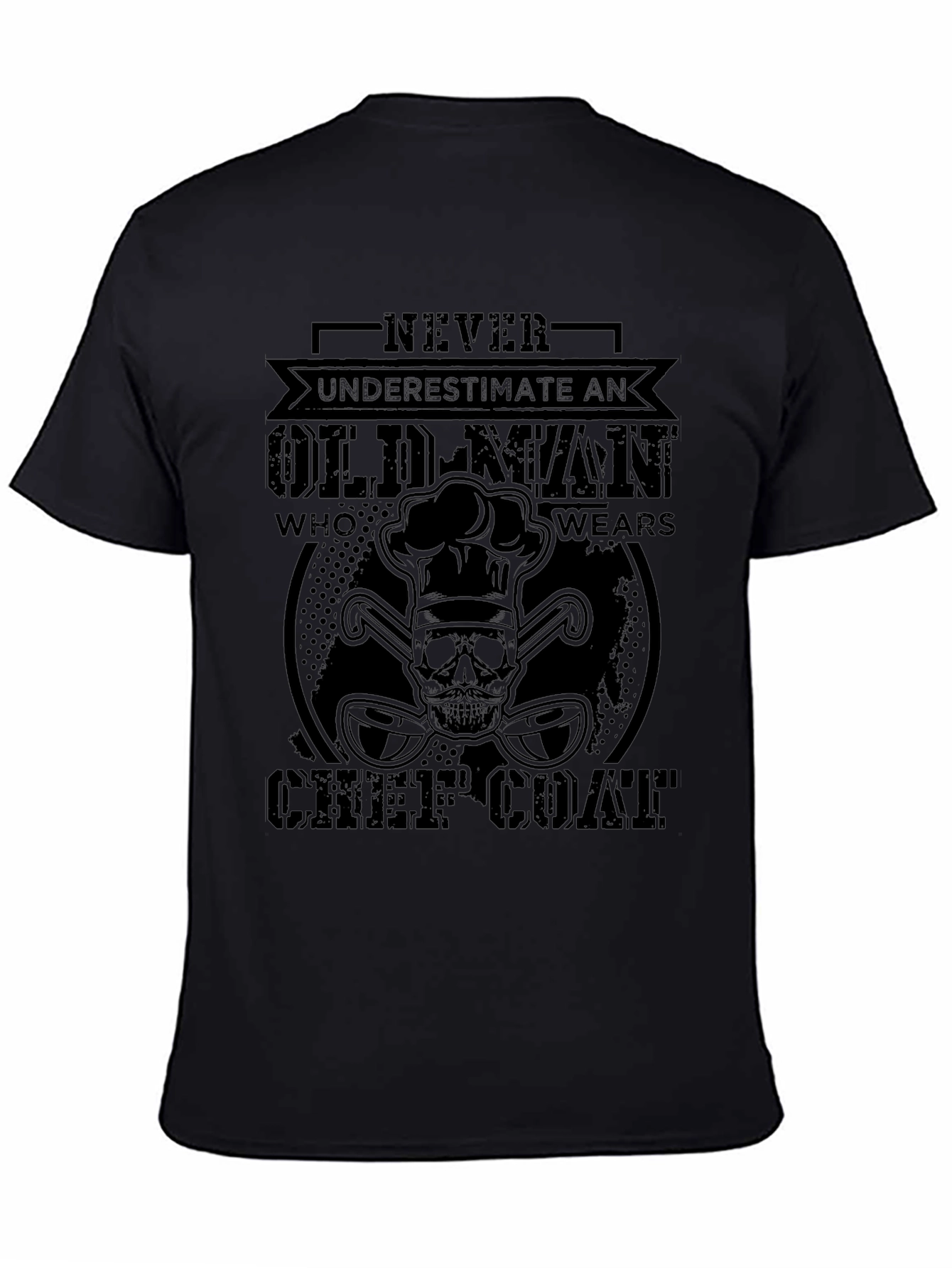 Never Underestimate An Old Man Chef T-Shirt