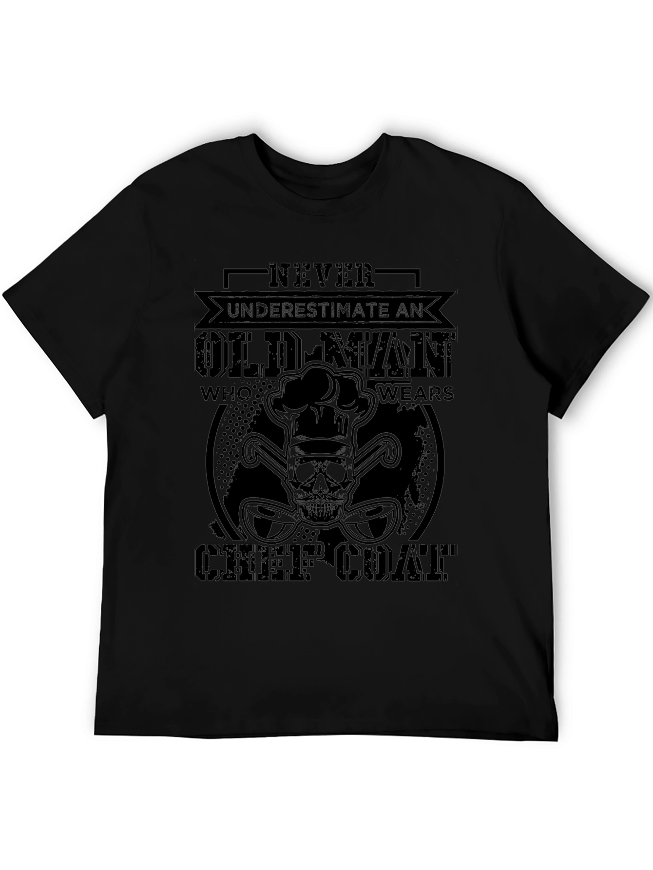 Never Underestimate An Old Man Chef T-Shirt