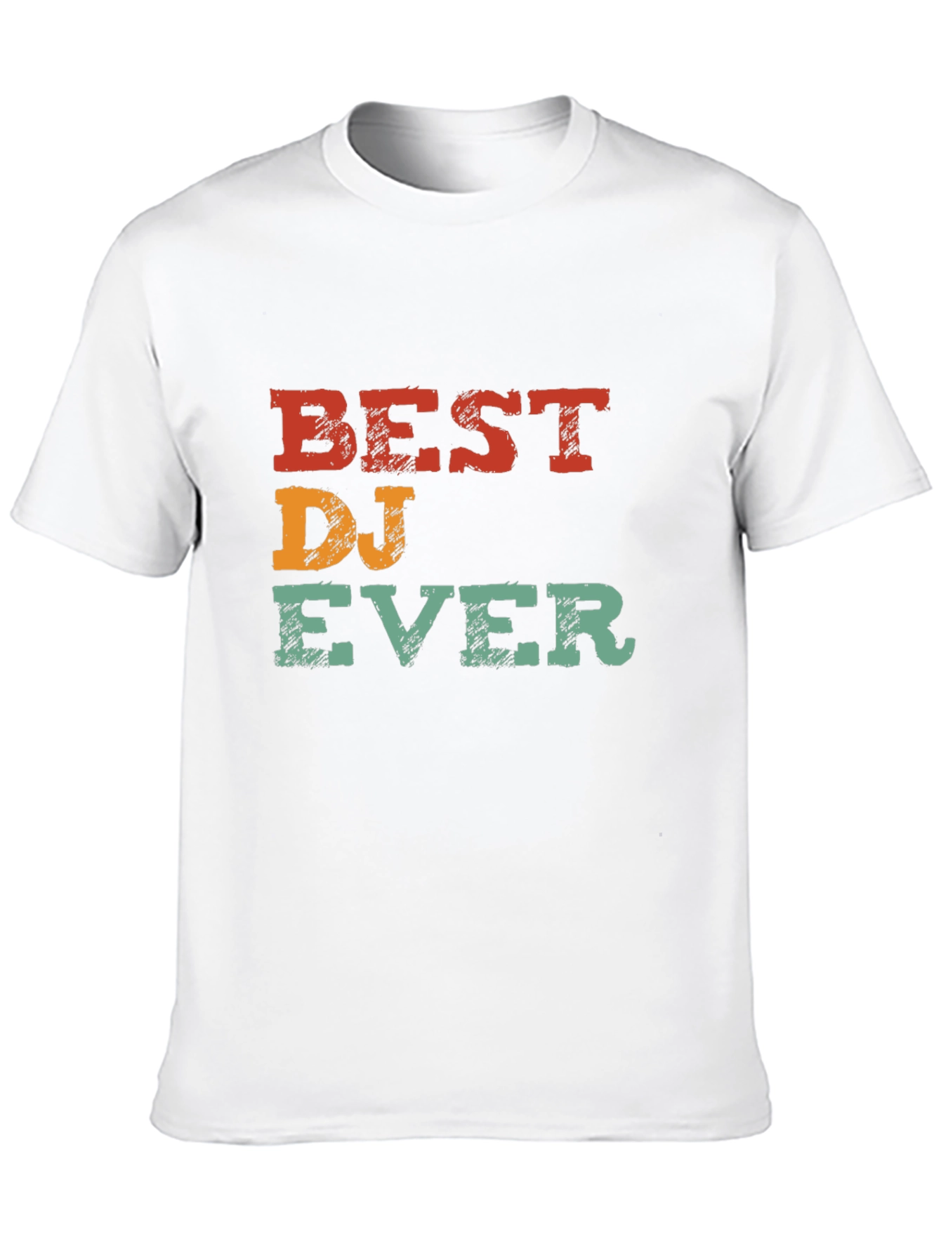 Best DJ Ever Graphic Tee - Black Cotton T-Shirt