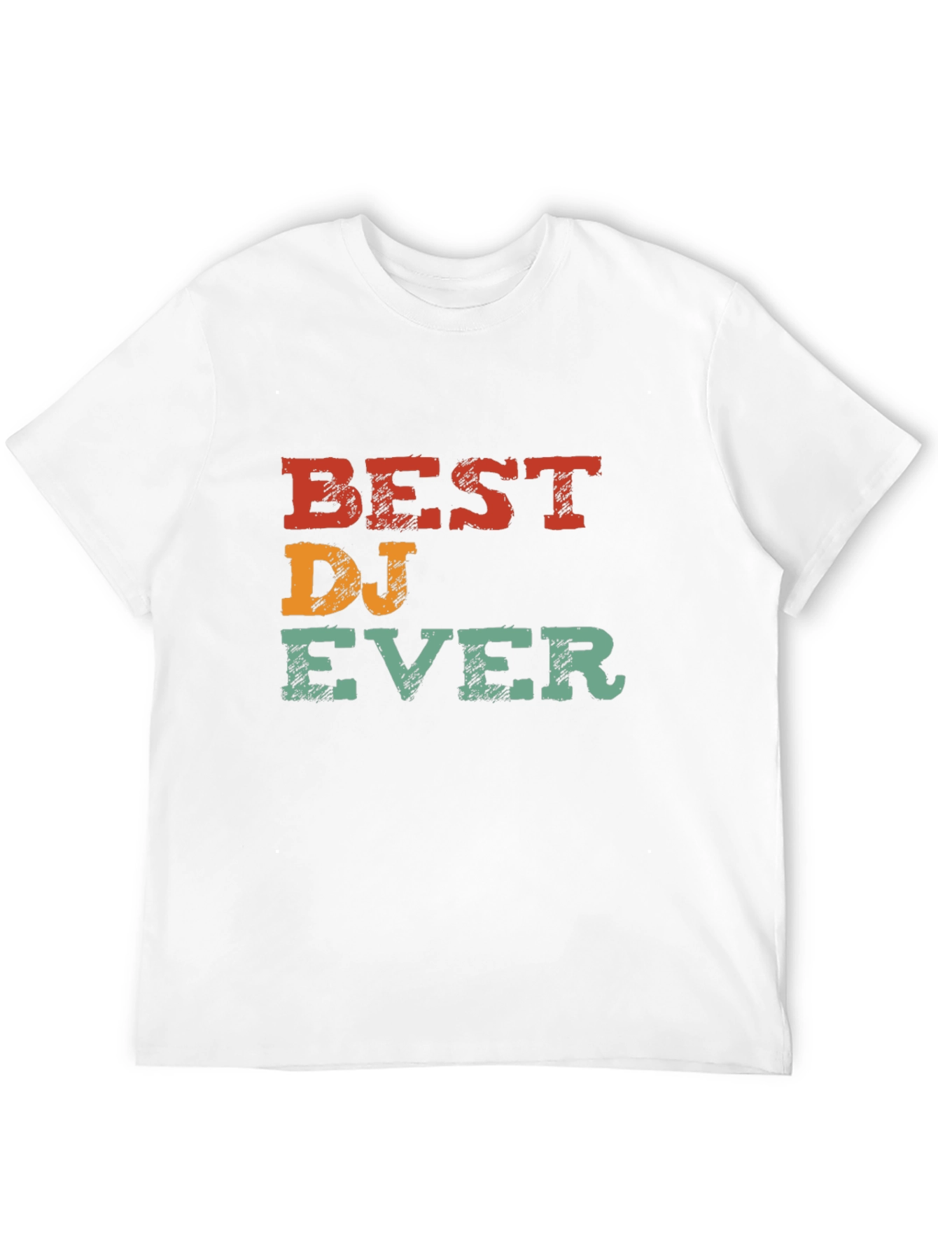 Best DJ Ever Graphic Tee - Black Cotton T-Shirt