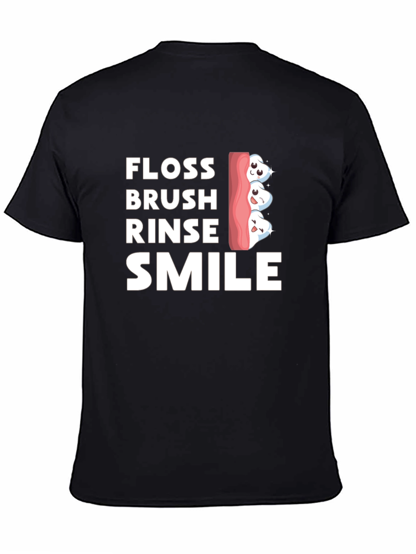 Floss Brush Rinse Smile Graphic Tee