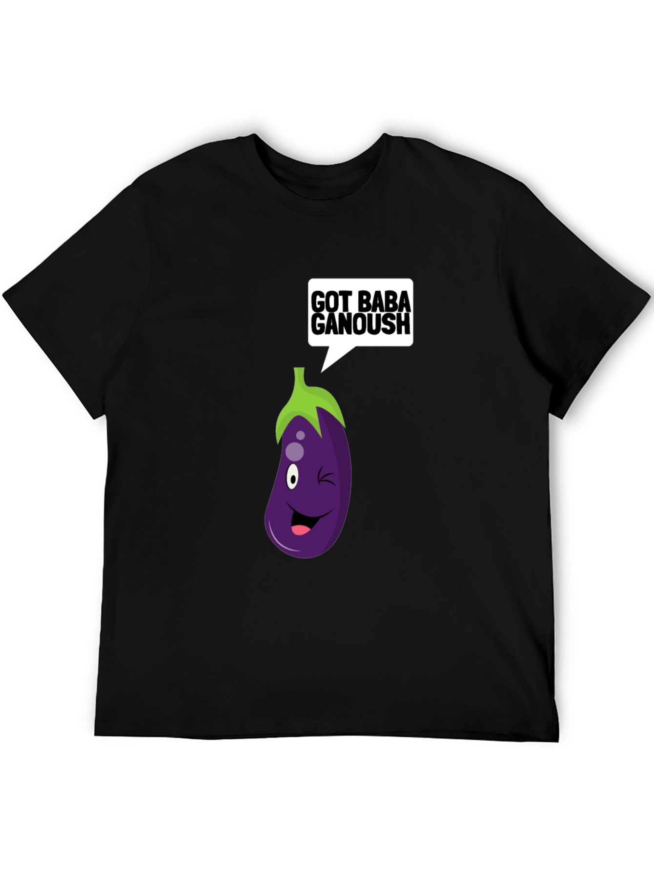 Got Baba Ganoush T-Shirt Eggplant Cartoon Tee