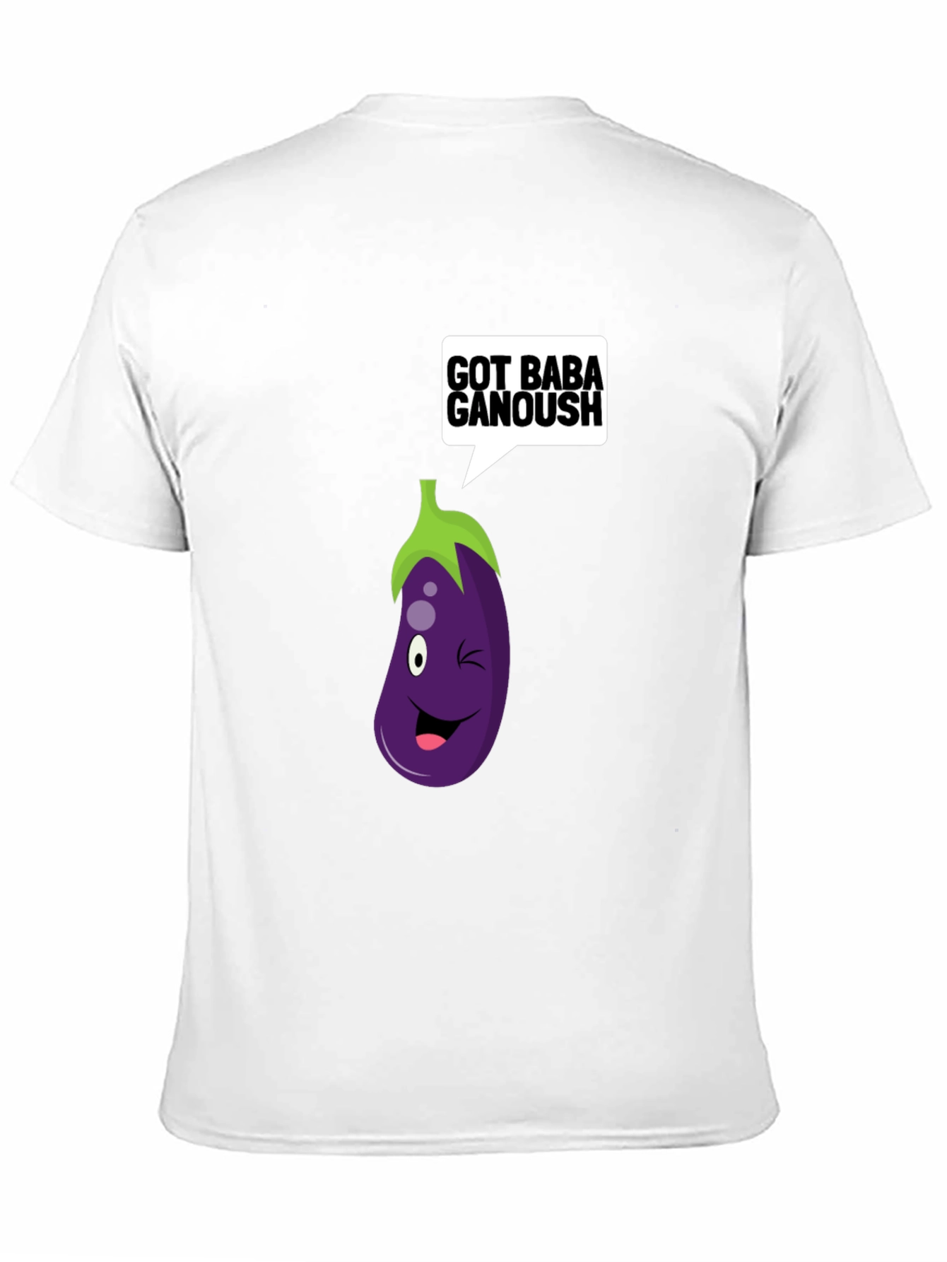 Got Baba Ganoush T-Shirt Eggplant Cartoon Tee