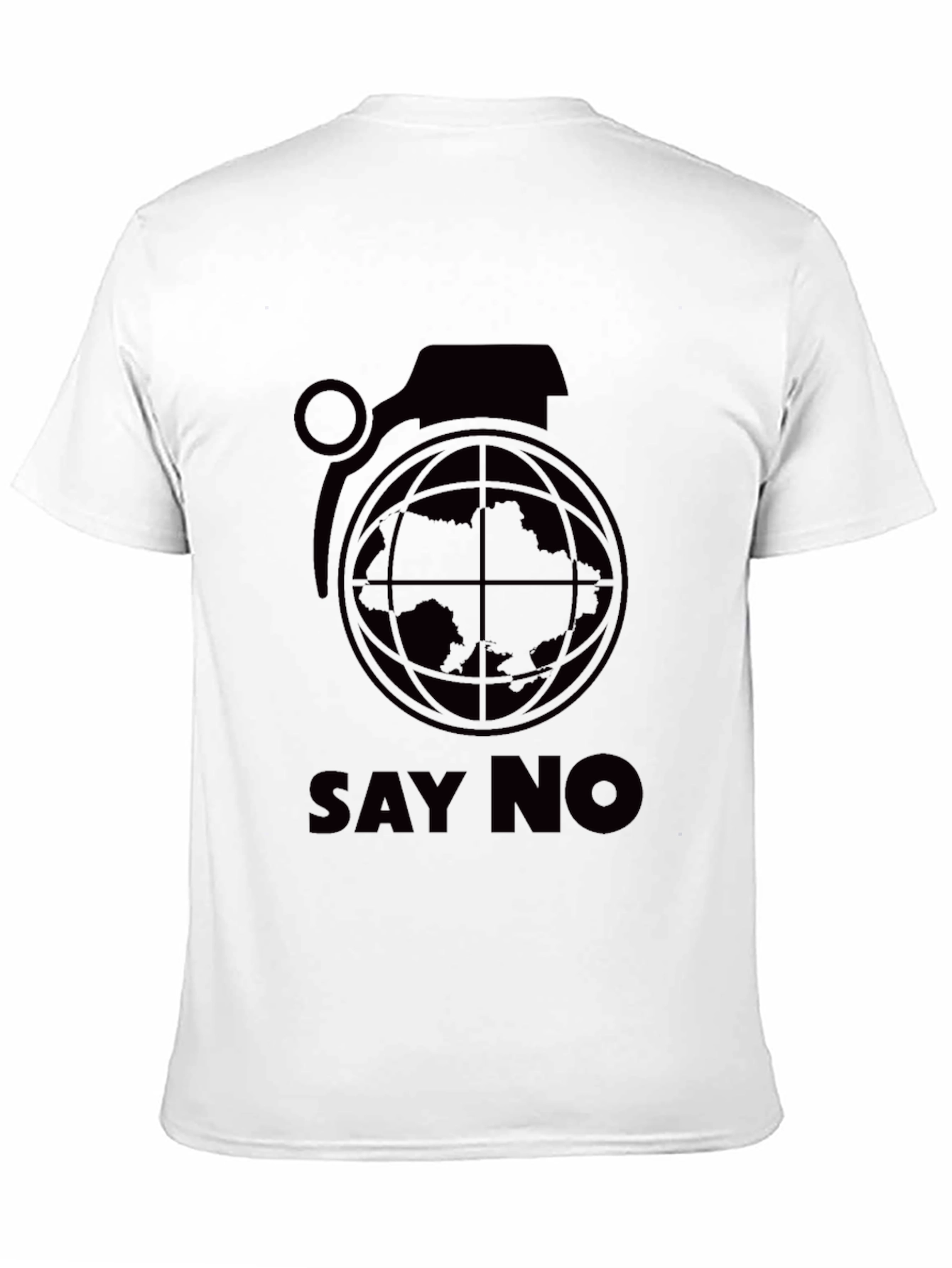Say No Graphic Tee - Peace Over War