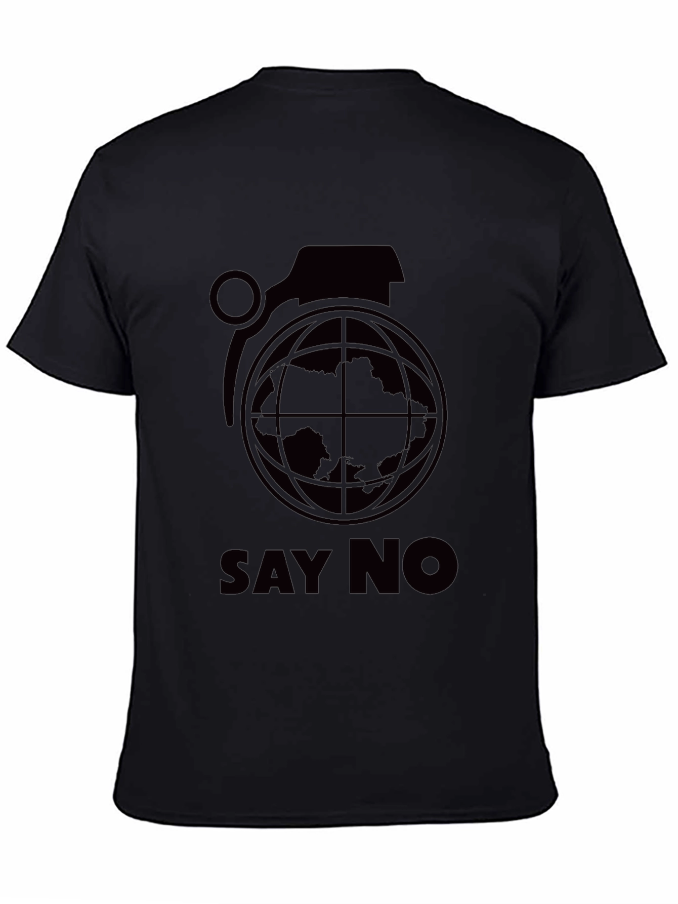 Say No Graphic Tee - Peace Over War