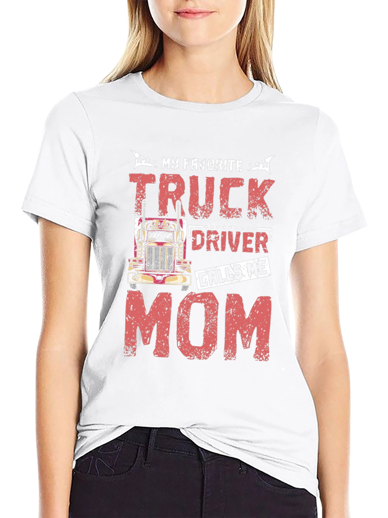 Truck Drivers Mom Graphic T-Shirt