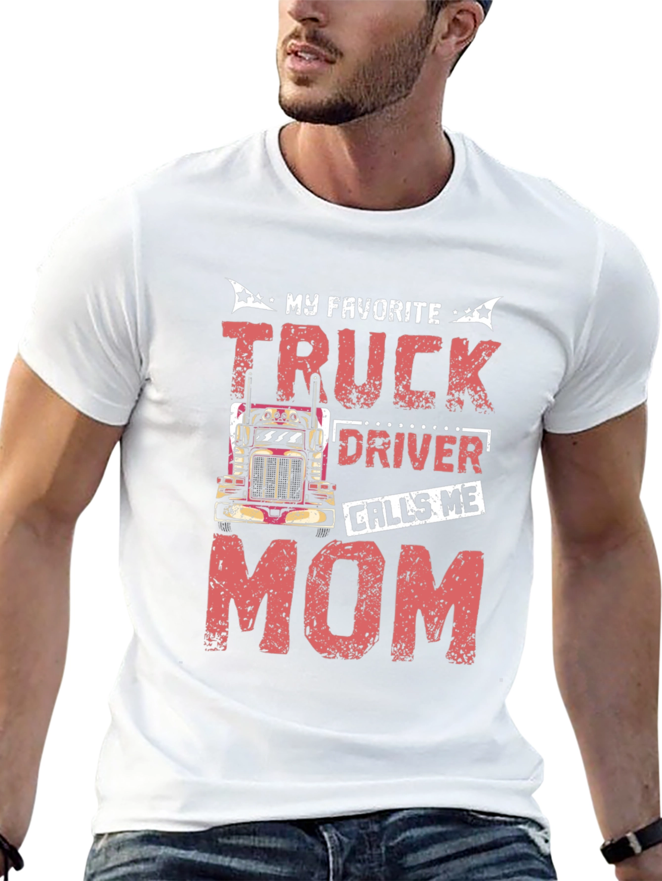 Truck Drivers Mom Graphic T-Shirt