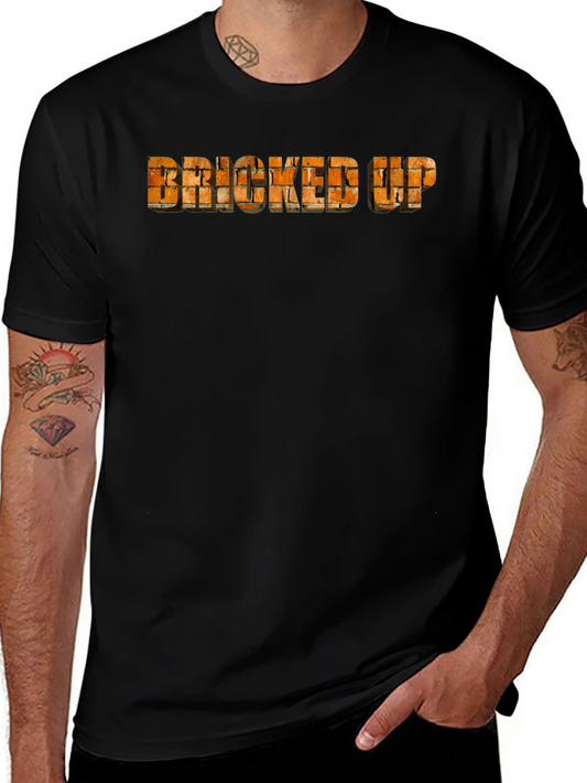 Bricked Up Graphic Tee - Novelty T-Shirt