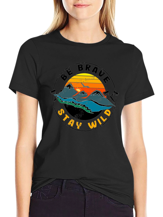 Be Brave Stay Wild Graphic Tee