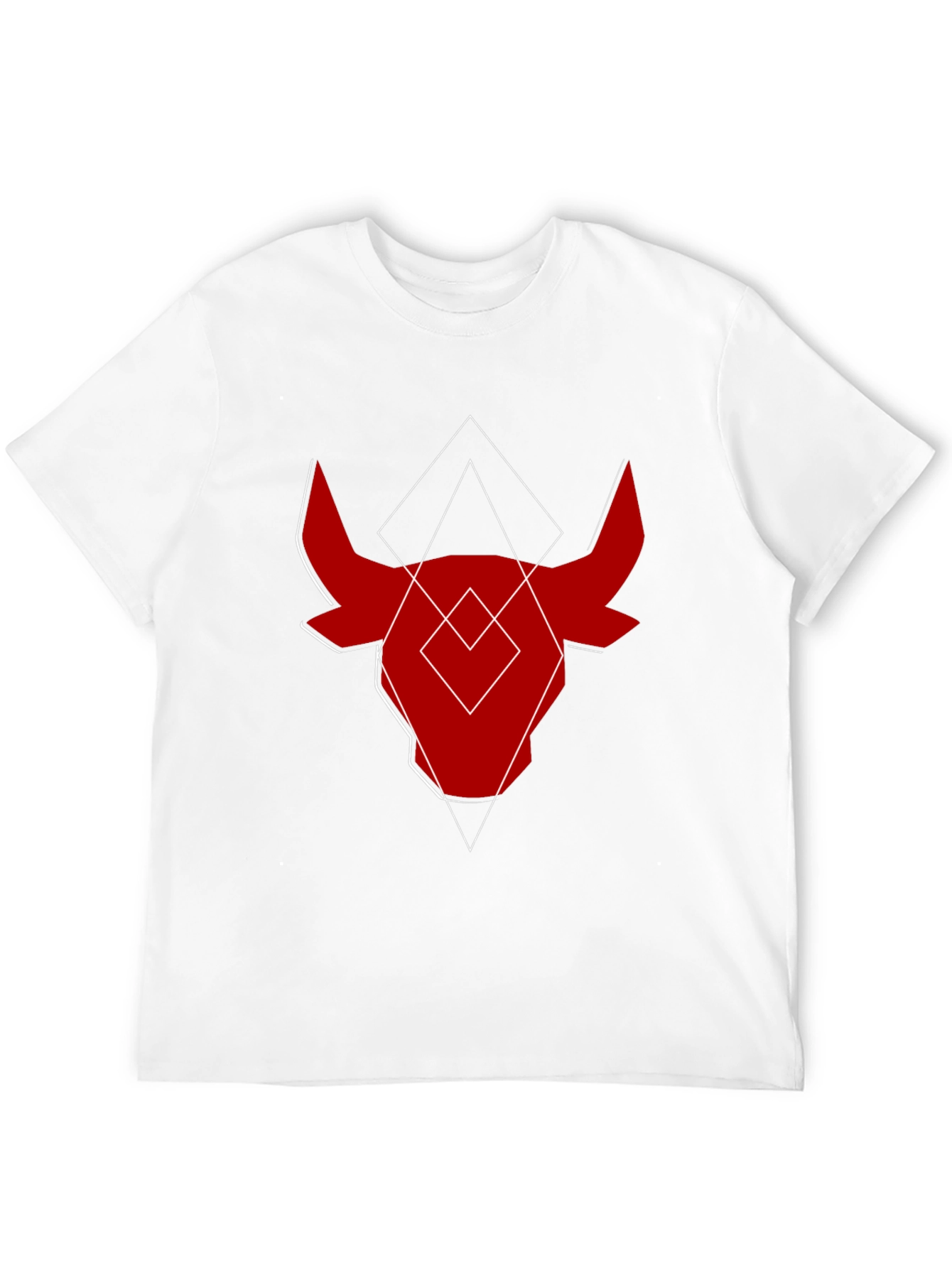 Abstract Bull Graphic Tee - Modern Menswear