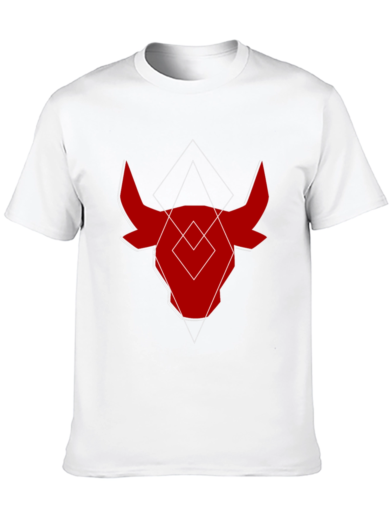 Abstract Bull Graphic Tee - Modern Menswear