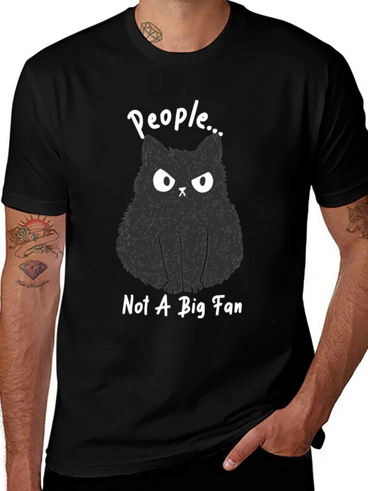 Grumpy Cat Tee - Not A Big Fan Graphic T-Shirt