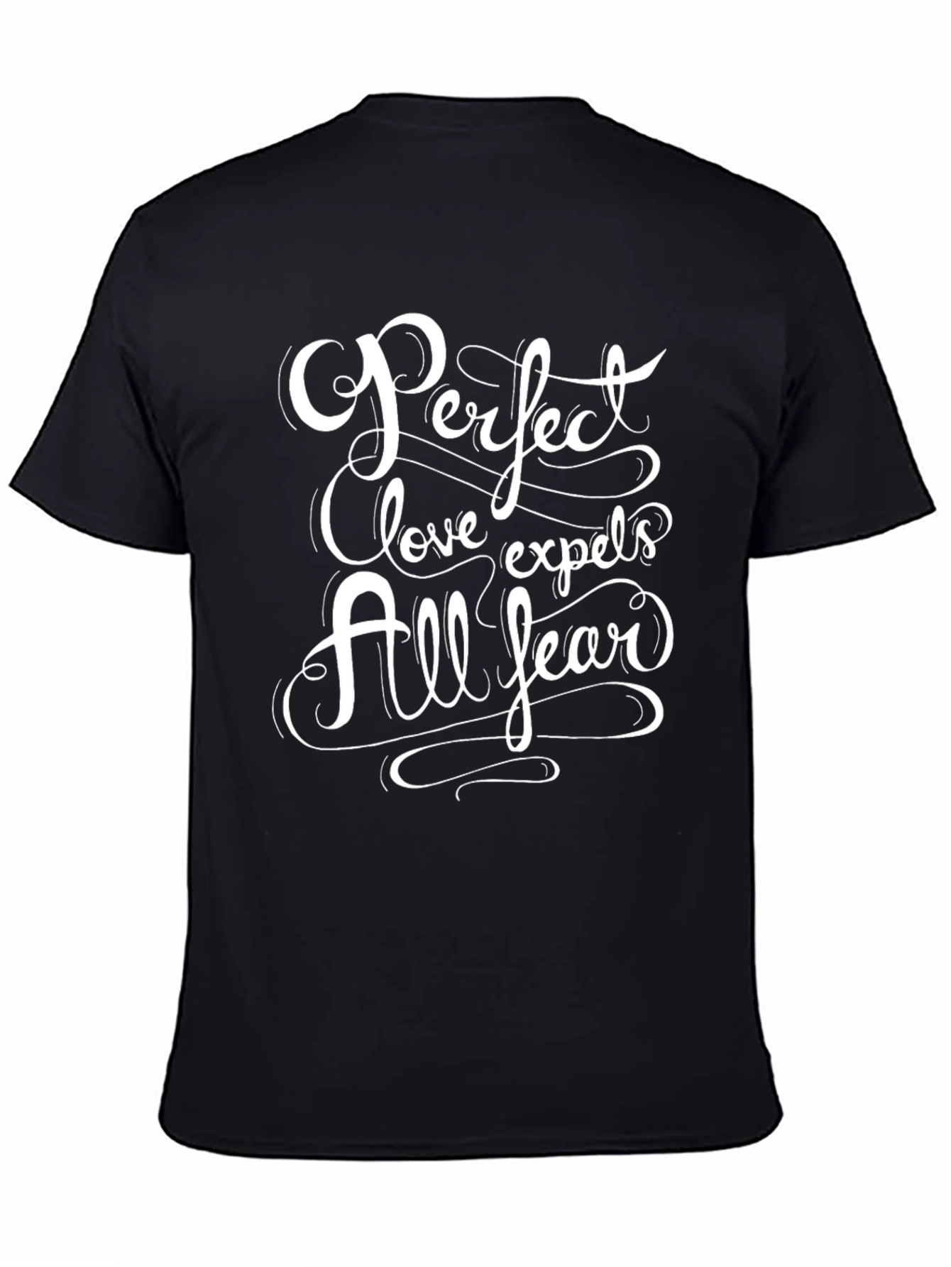 Perfect Love Graphic Tee - Black Cotton T-Shirt