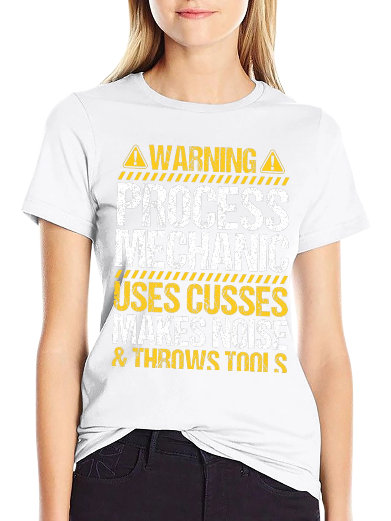 Process Mechanic Warning Graphic T-Shirt
