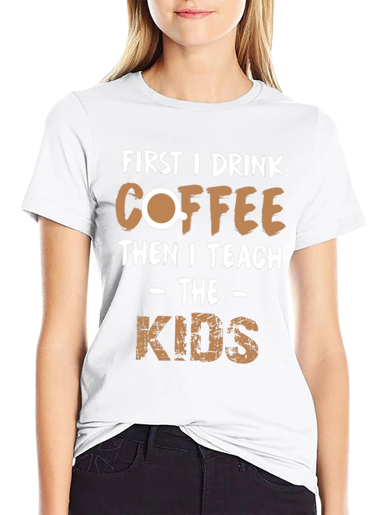 Coffee Then Kids T-Shirt