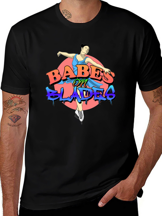 Babes on Blades Graphic T-Shirt