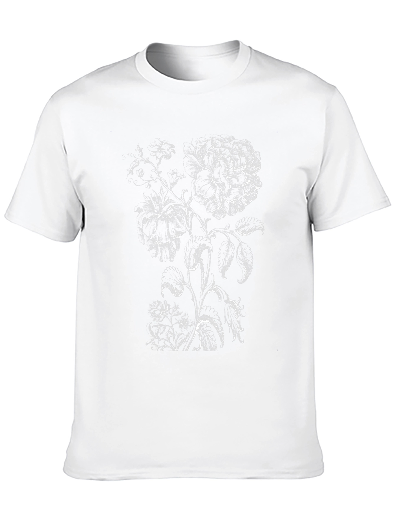 Black Floral Graphic Tee