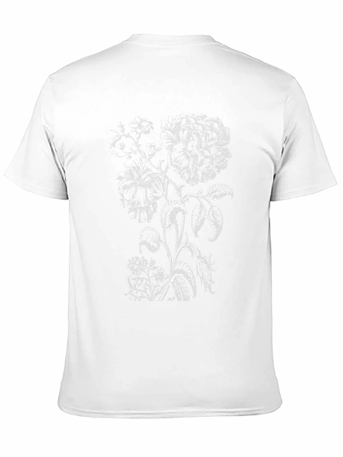 Black Floral Graphic Tee