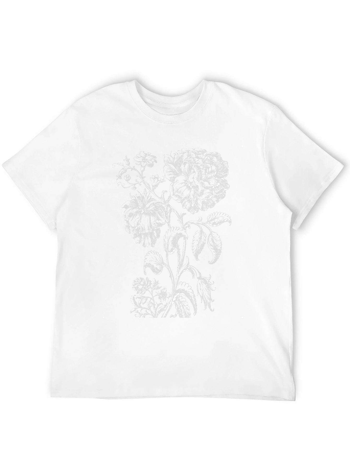 Black Floral Graphic Tee