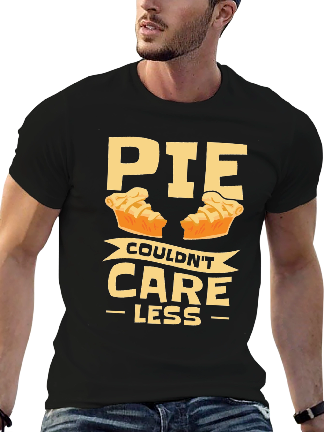 Pie Couldnt Care Less Funny T-Shirt