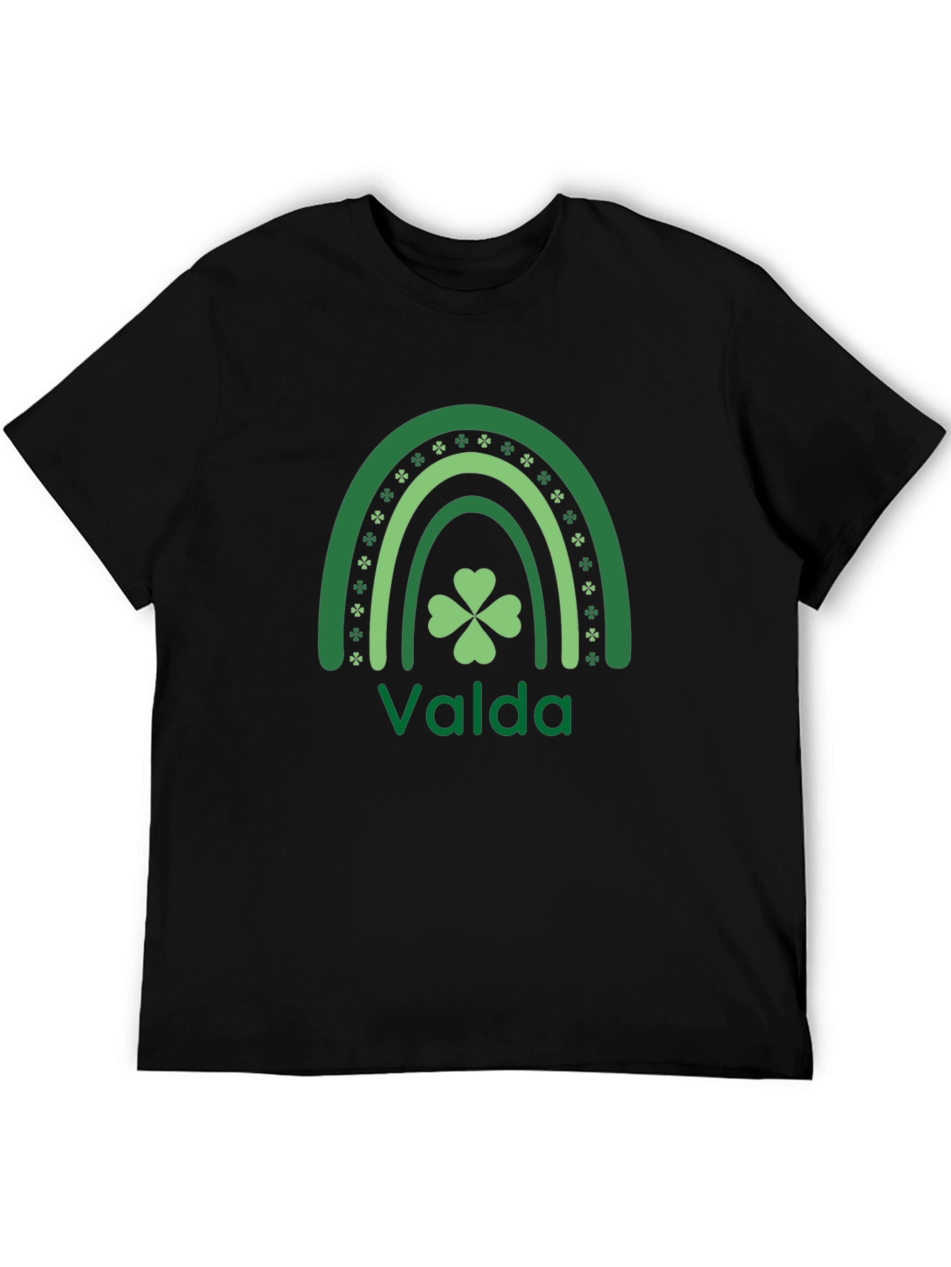 Valda St. Patricks Day Rainbow Shamrock T-Shirt