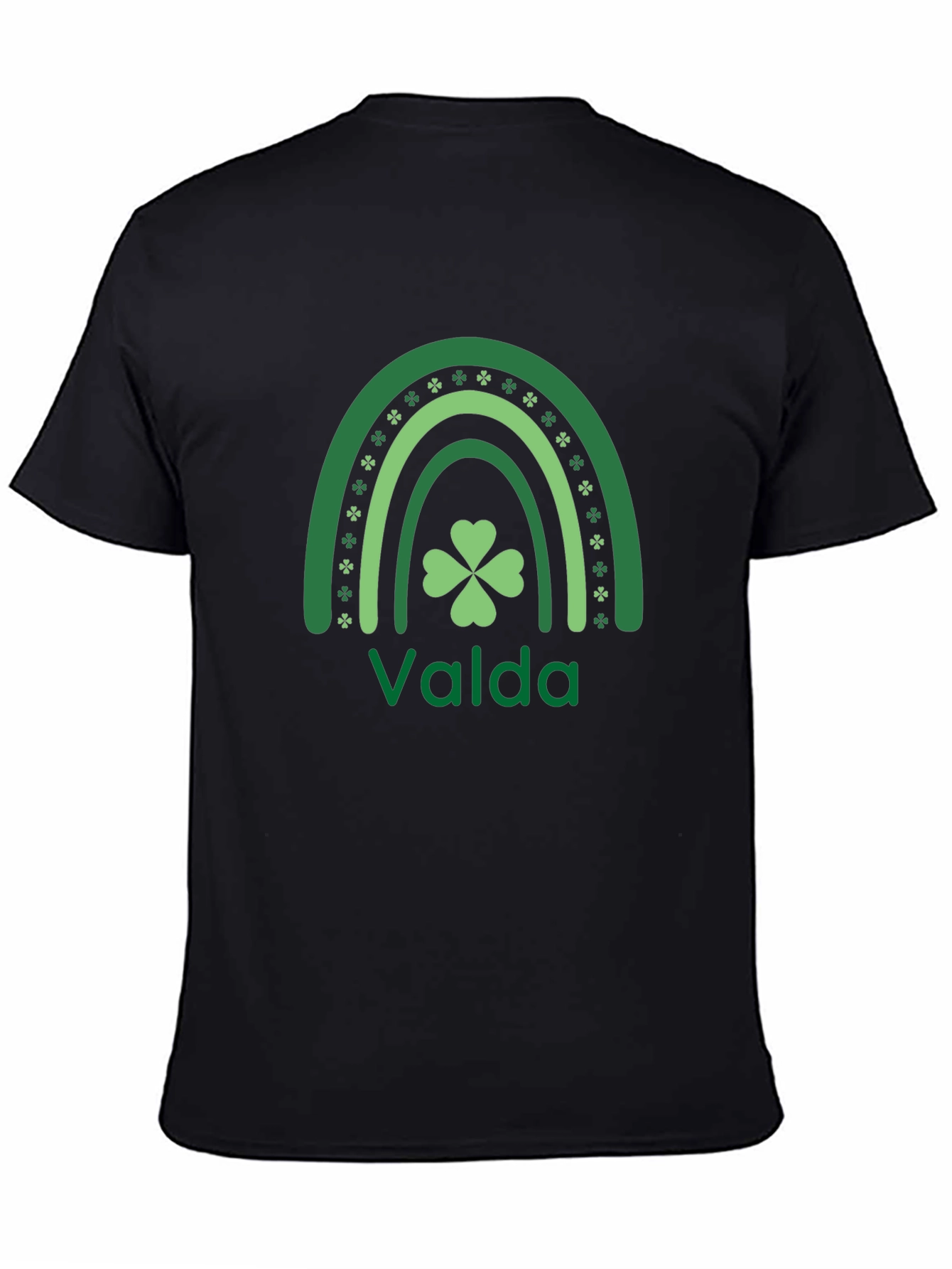 Valda St. Patricks Day Rainbow Shamrock T-Shirt