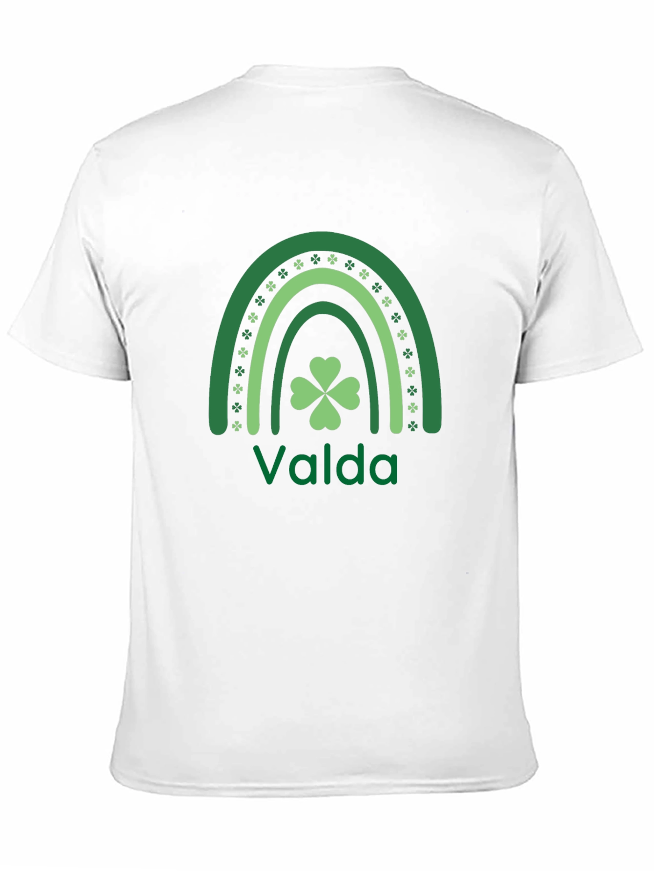 Valda St. Patricks Day Rainbow Shamrock T-Shirt