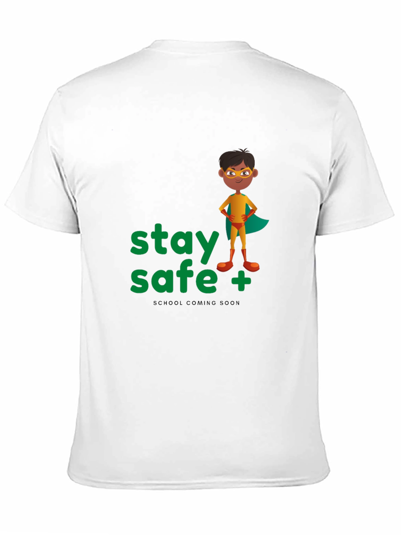 Stay Safe Superhero T-Shirt - School Ready