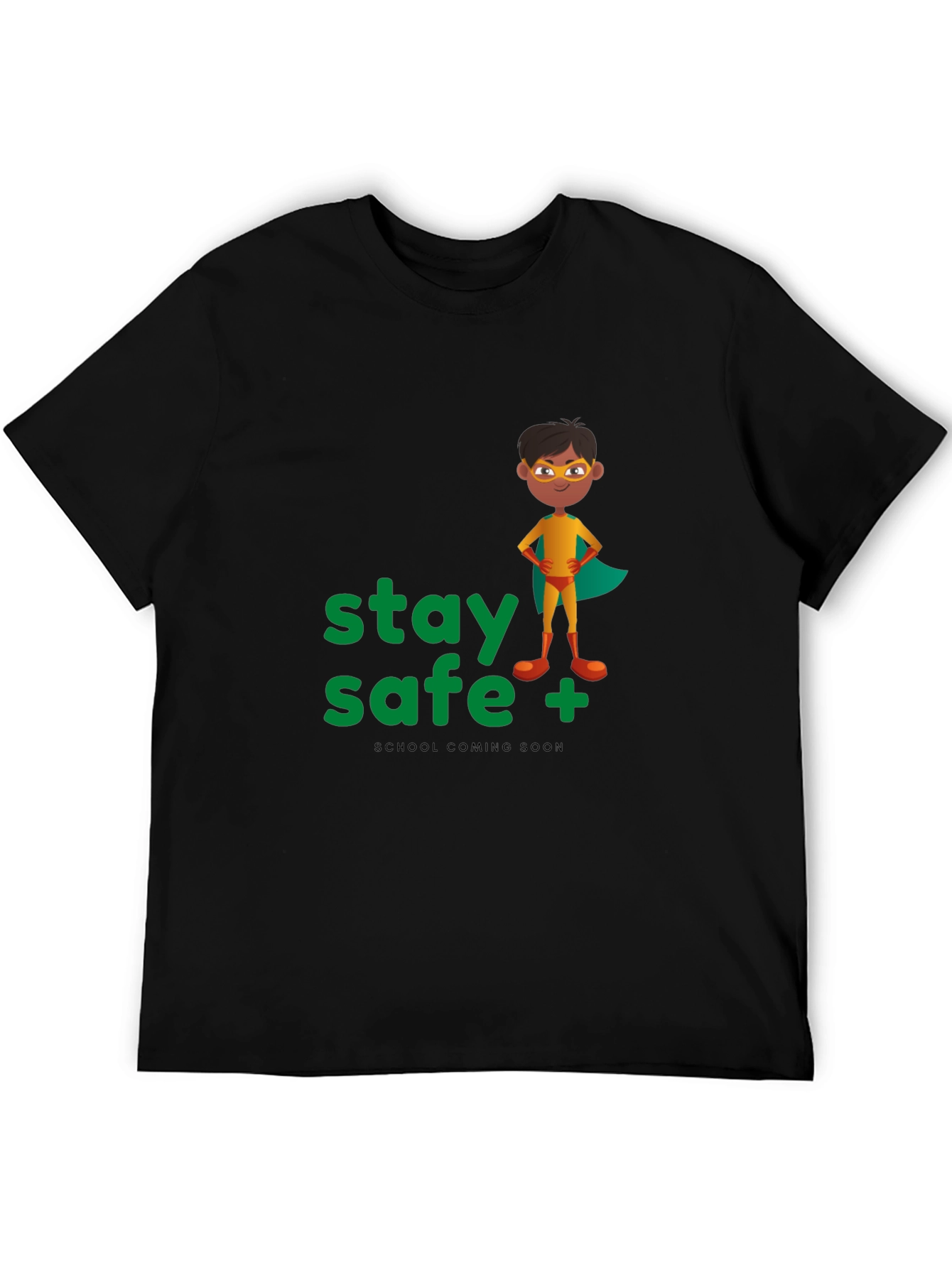 Stay Safe Superhero T-Shirt - School Ready