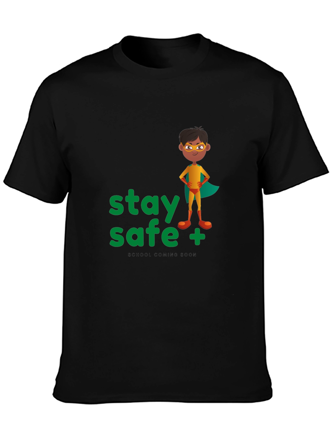 Stay Safe Superhero T-Shirt - School Ready