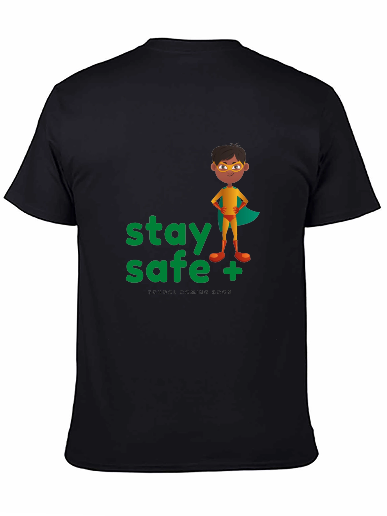 Stay Safe Superhero T-Shirt - School Ready