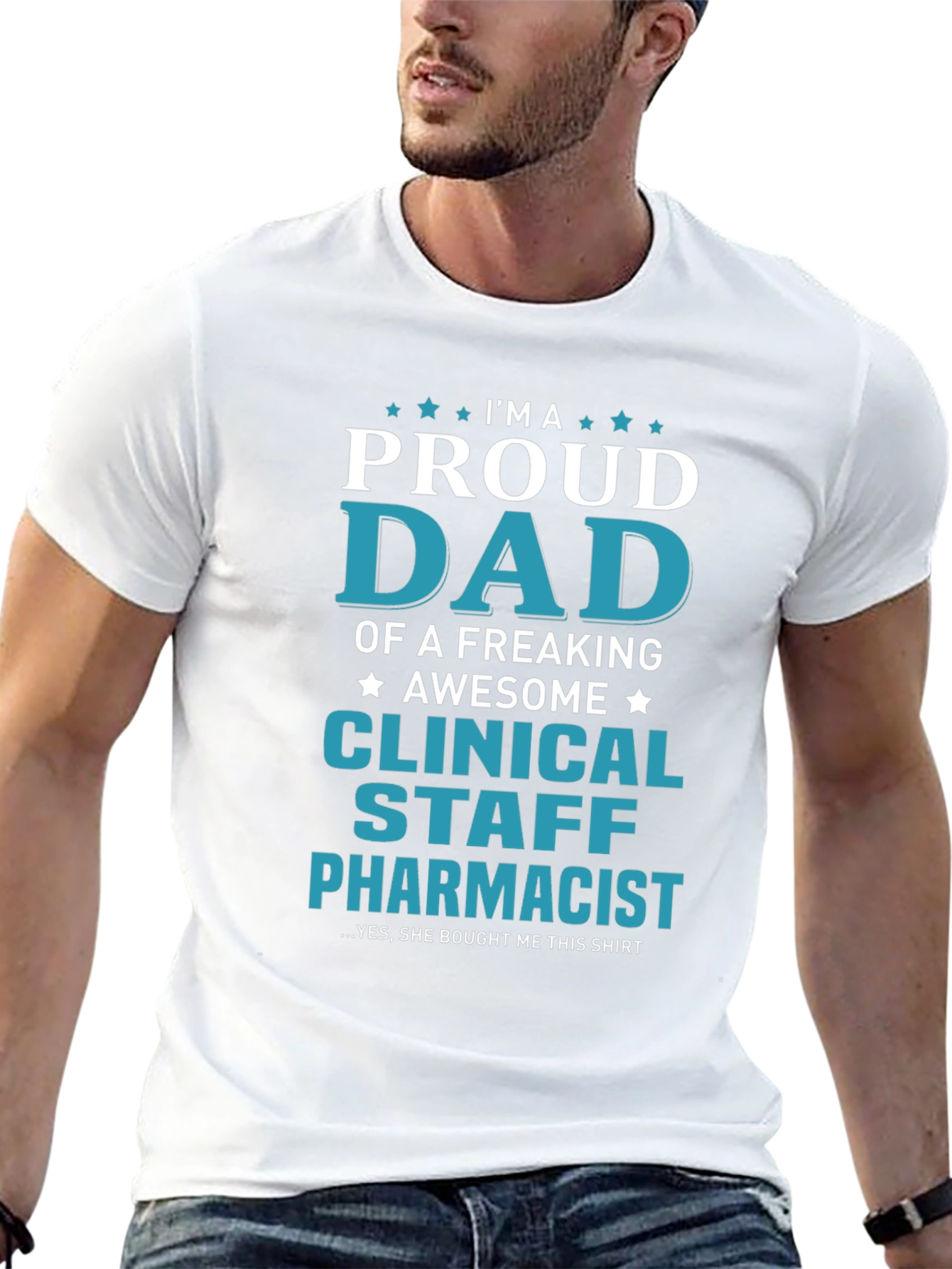 Proud Dad of a Clinical Staff Pharmacist T-Shirt