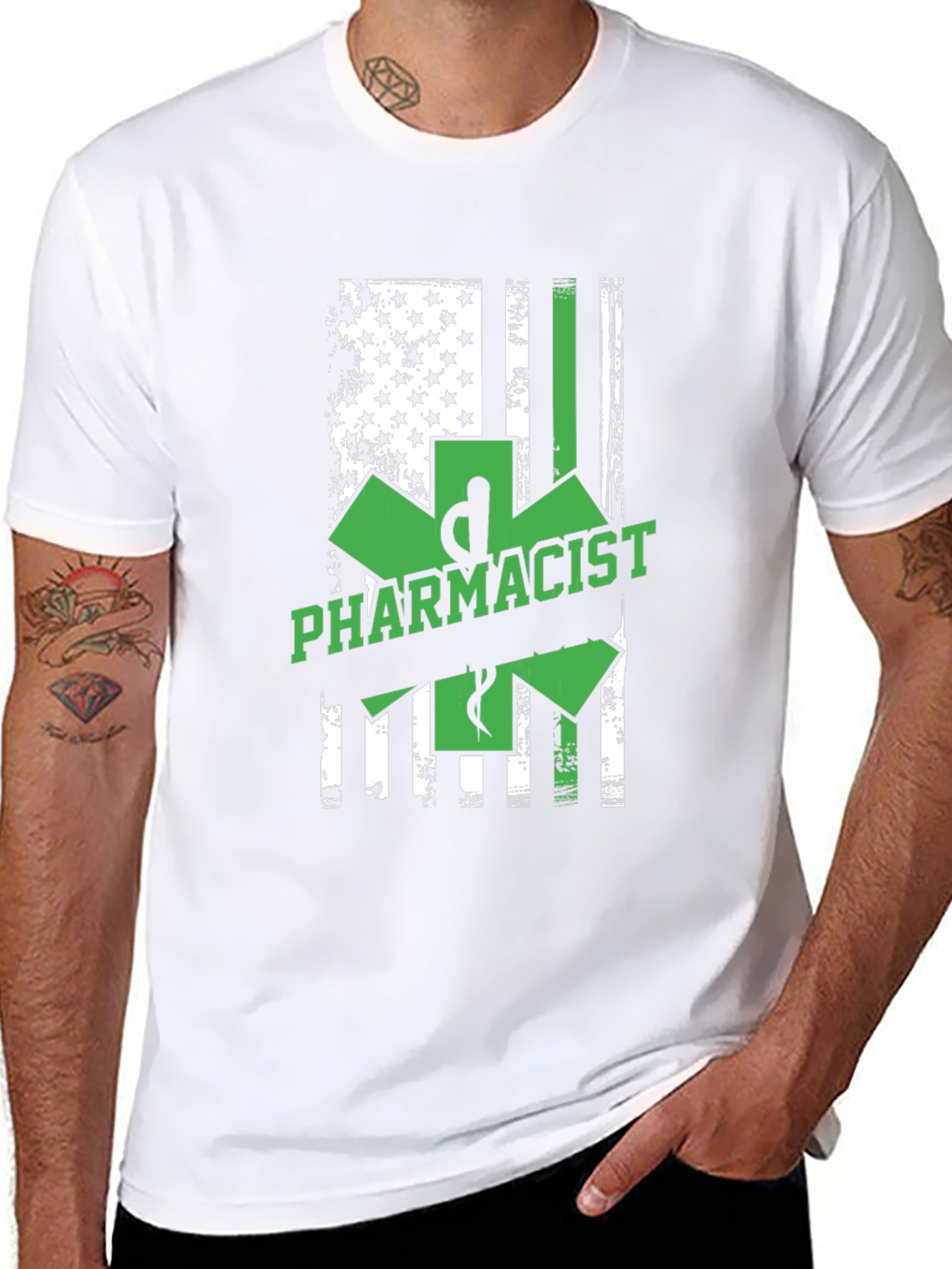 Pharmacist American Flag T-Shirt