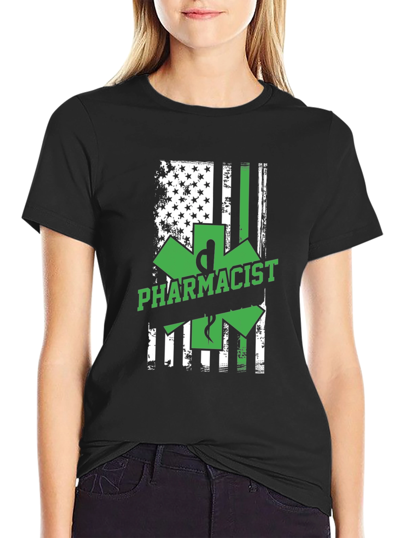 Pharmacist American Flag T-Shirt