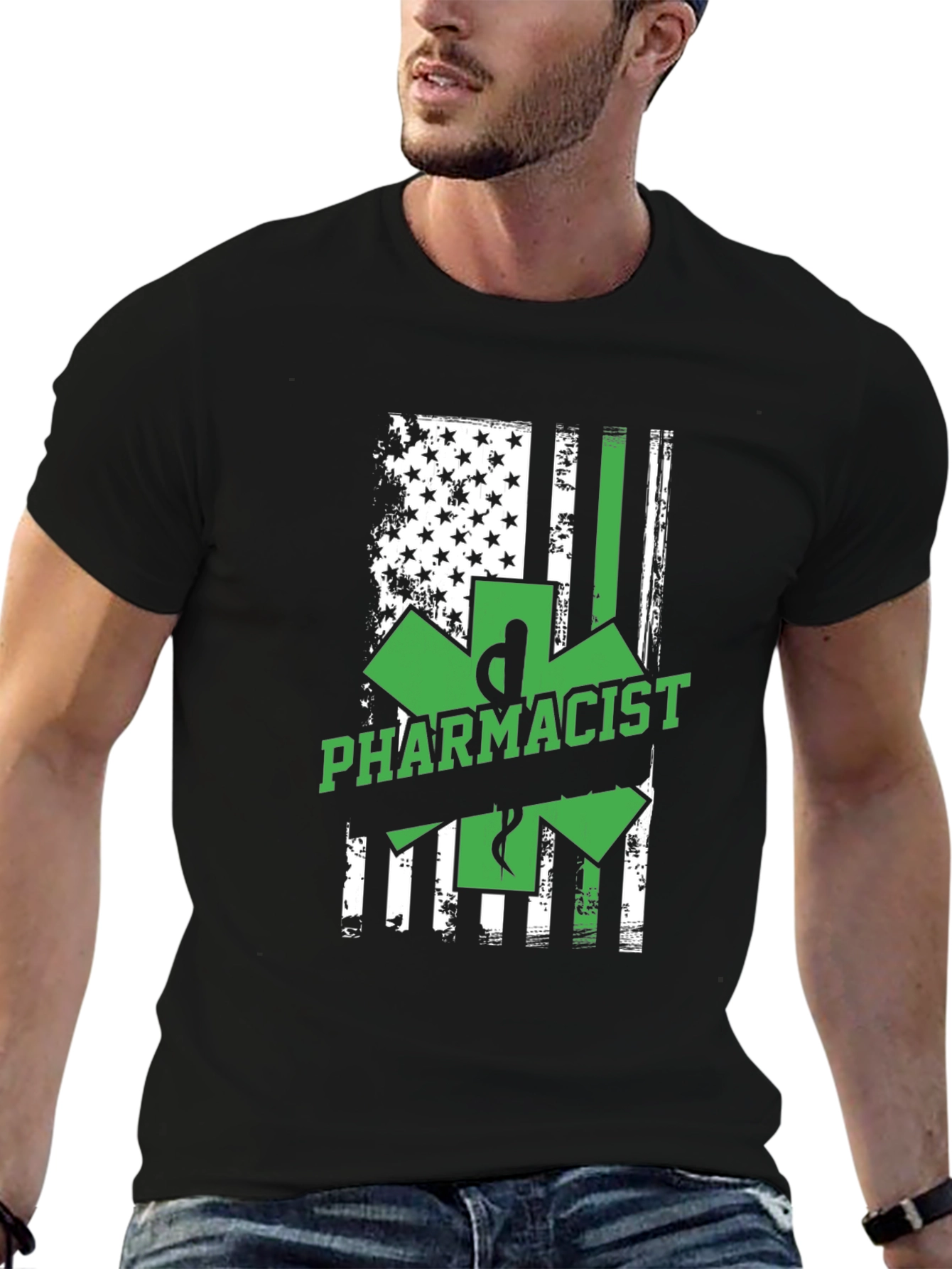 Pharmacist American Flag T-Shirt