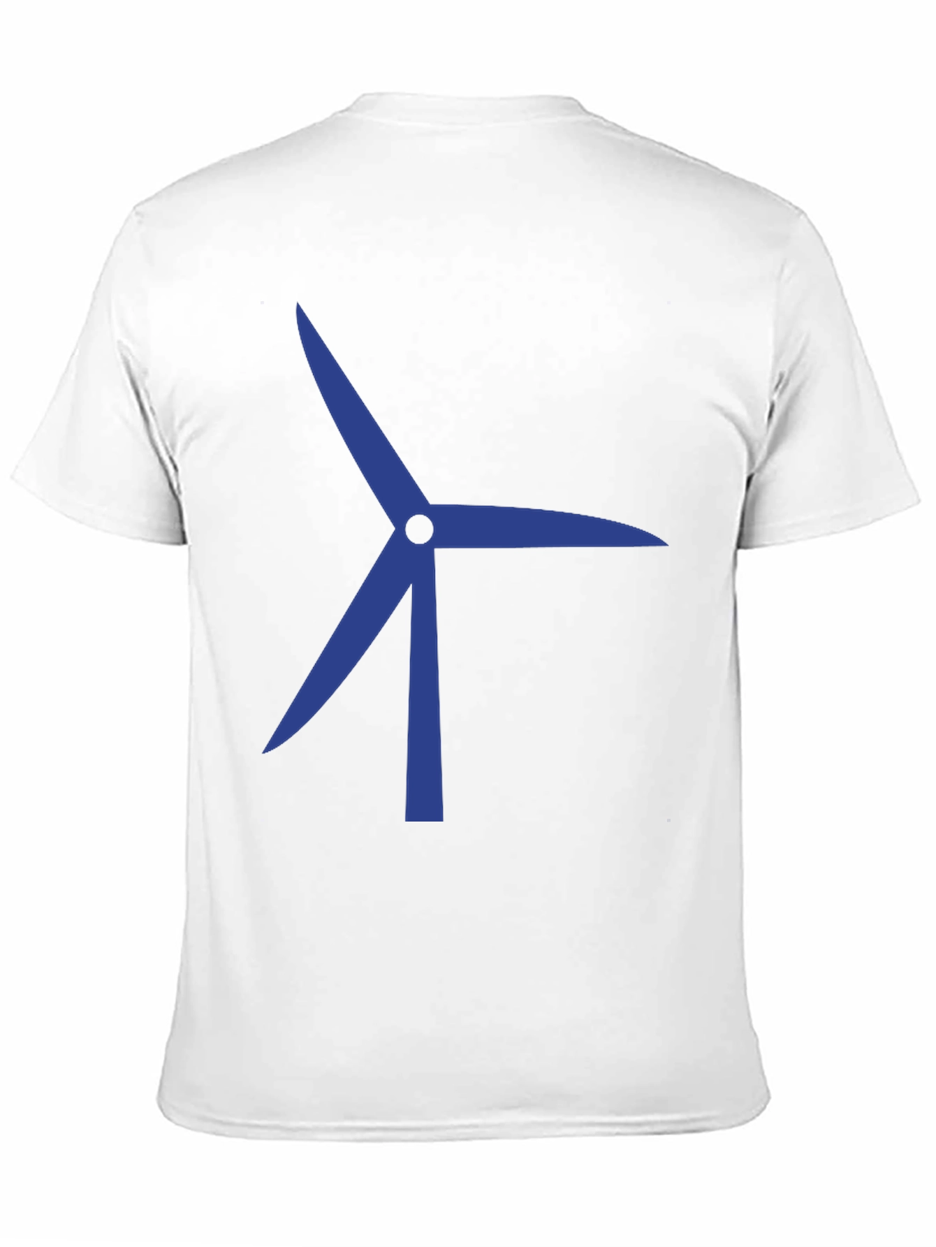Wind Turbine Graphic T-Shirt - Sustainable Energy Tee