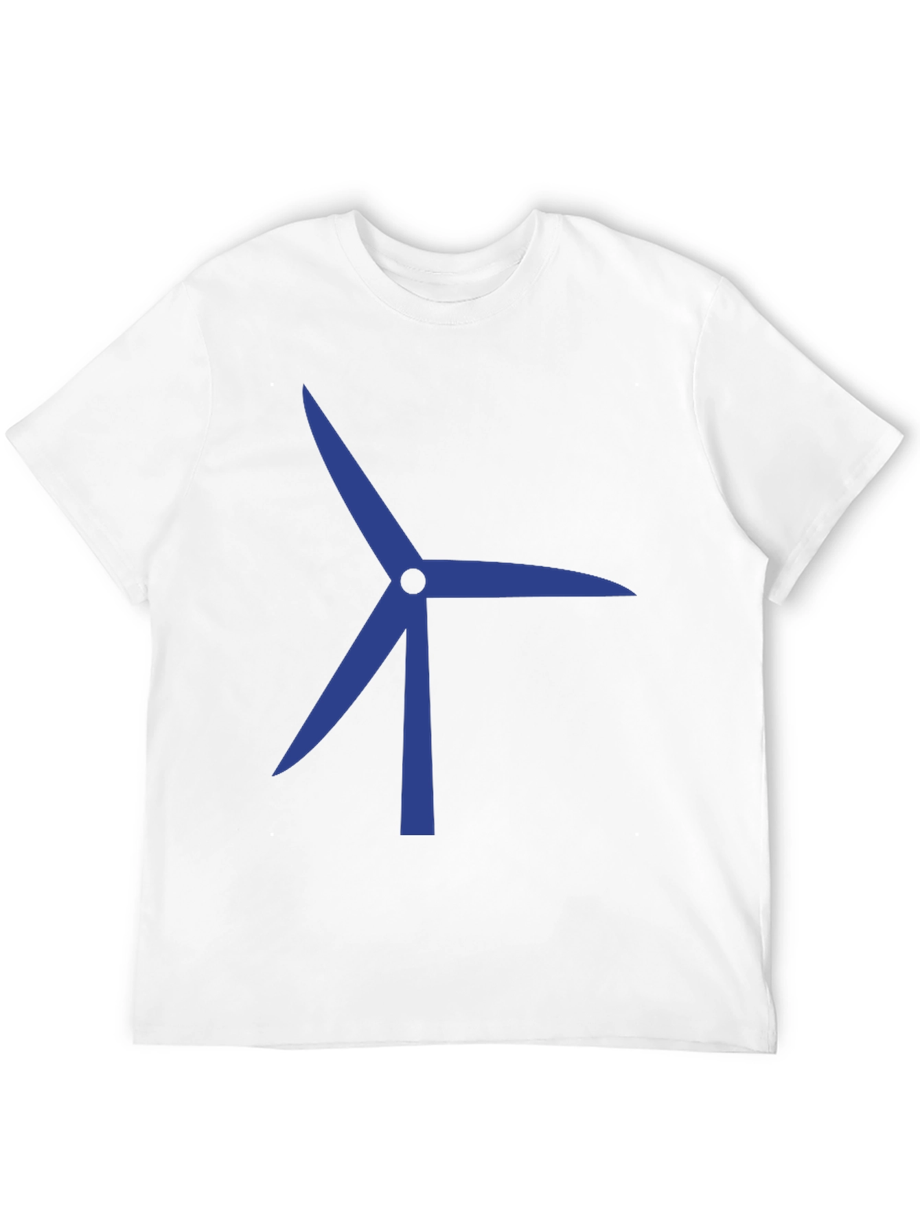 Wind Turbine Graphic T-Shirt - Sustainable Energy Tee