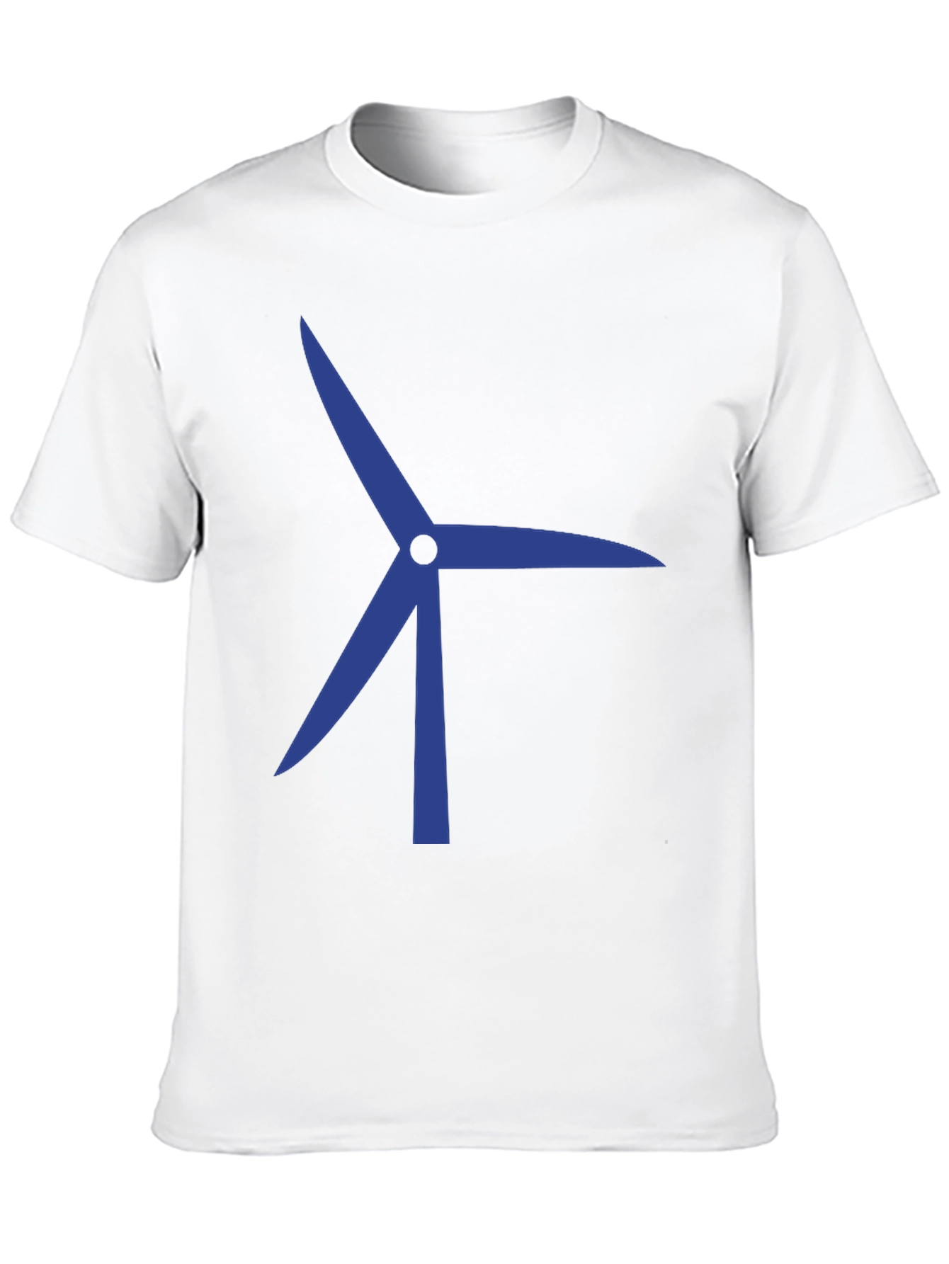 Wind Turbine Graphic T-Shirt - Sustainable Energy Tee