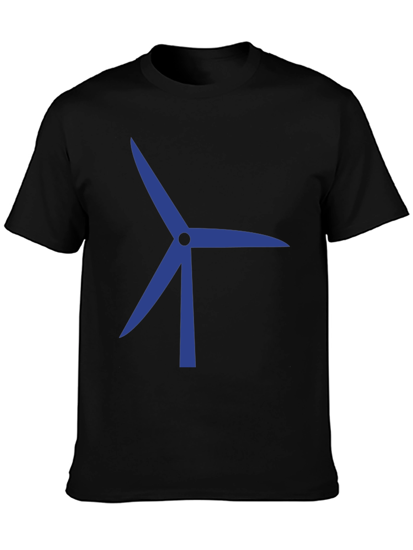 Wind Turbine Graphic T-Shirt - Sustainable Energy Tee