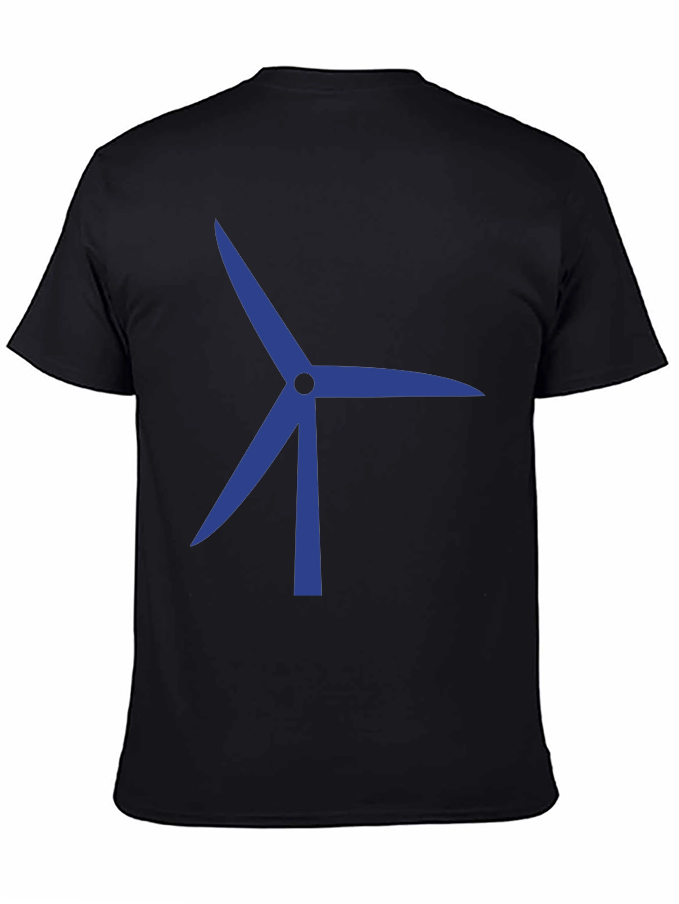 Wind Turbine Graphic T-Shirt - Sustainable Energy Tee