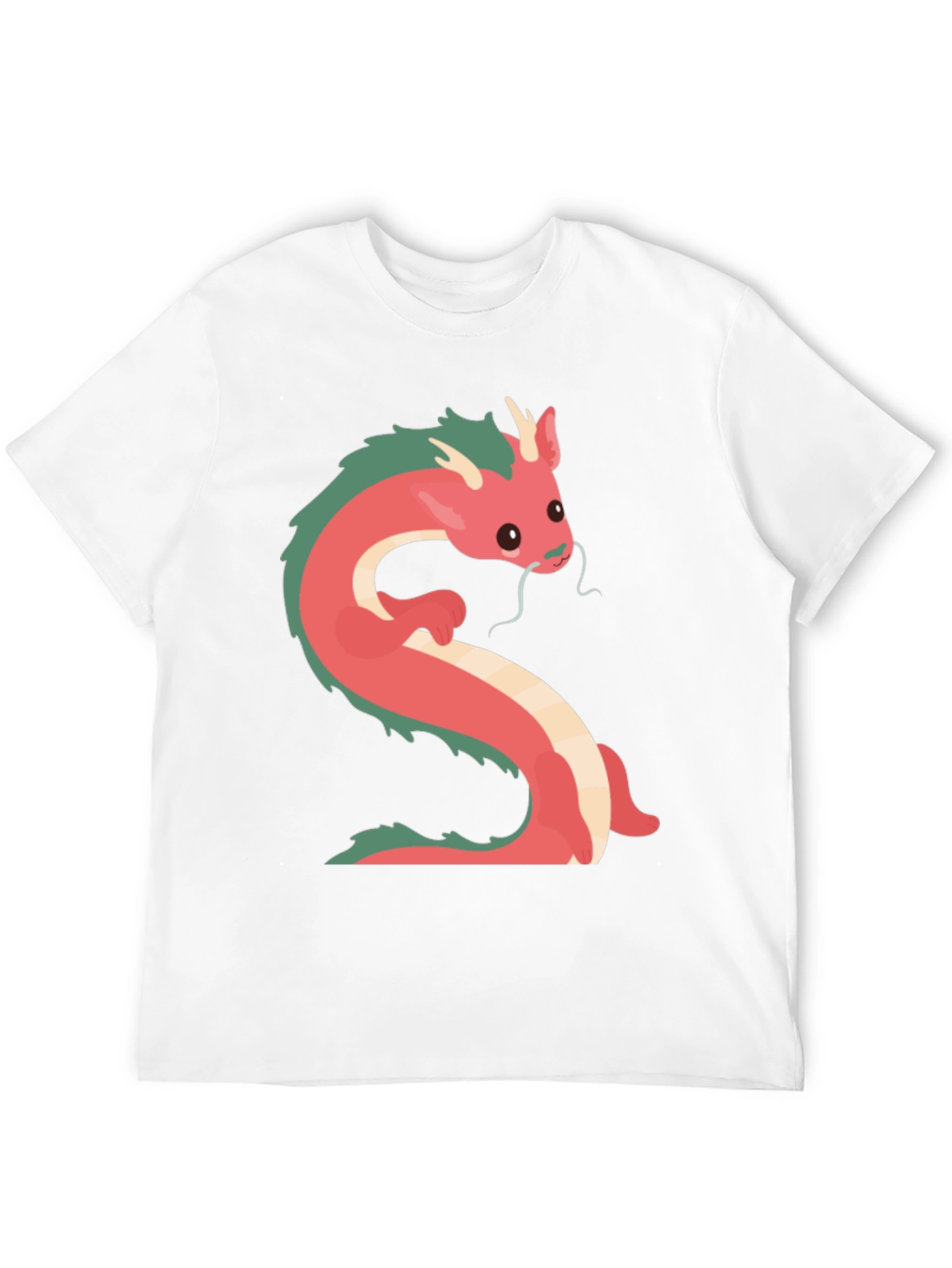 Dragon Graphic T-Shirt - Casual Black Tee