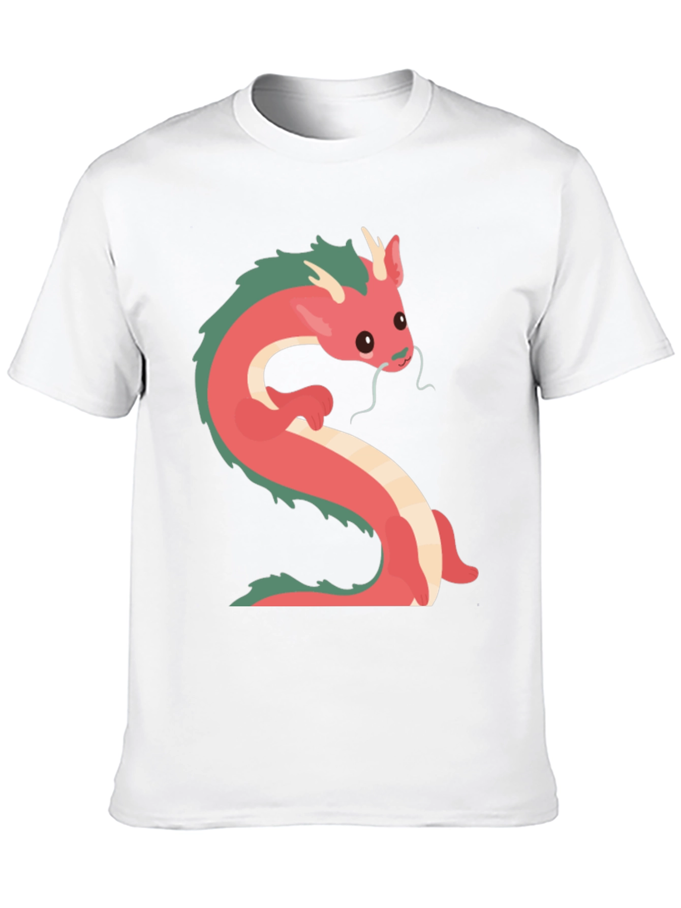 Dragon Graphic T-Shirt - Casual Black Tee