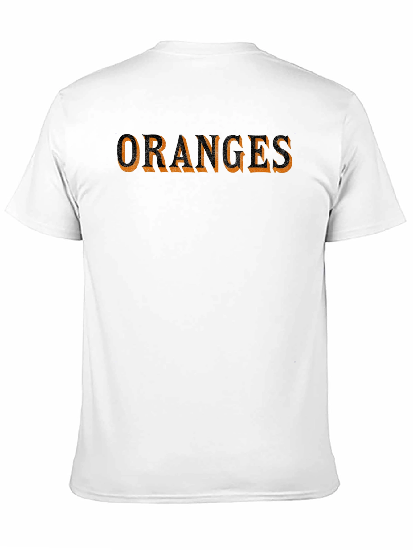 Oranges Graphic Print Black T-Shirt