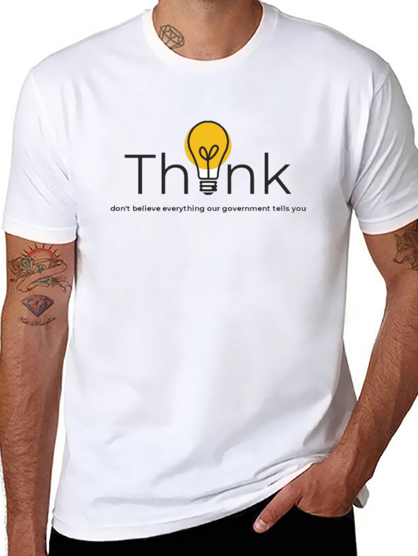 Think Graphic T-Shirt - Question Authority