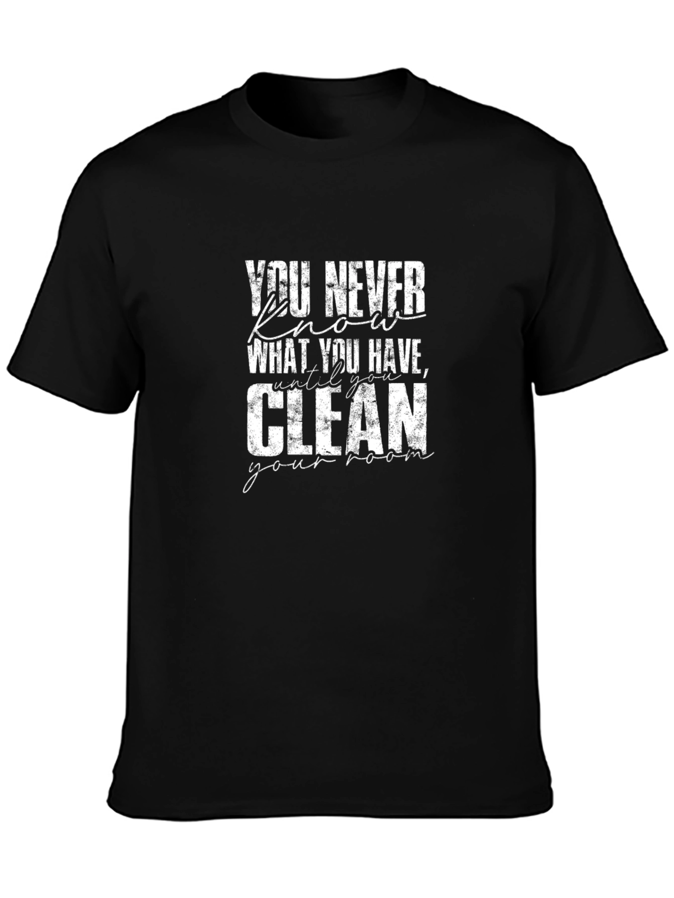 Clean Your Room Graphic Tee - Black
