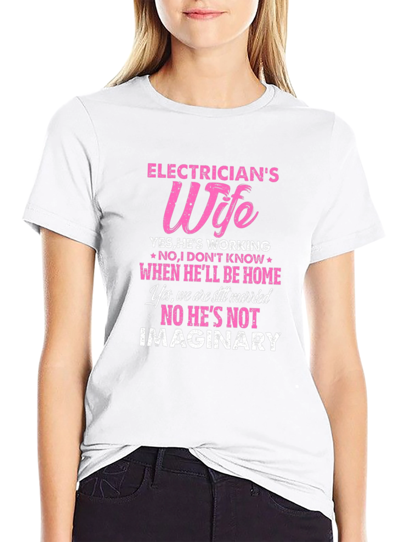 Electricians Wife Graphic T-Shirt